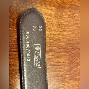 Gucci 🔥🔥🔥Leather belt size 90/36 waist 30mm wide no buckle Genuine leather